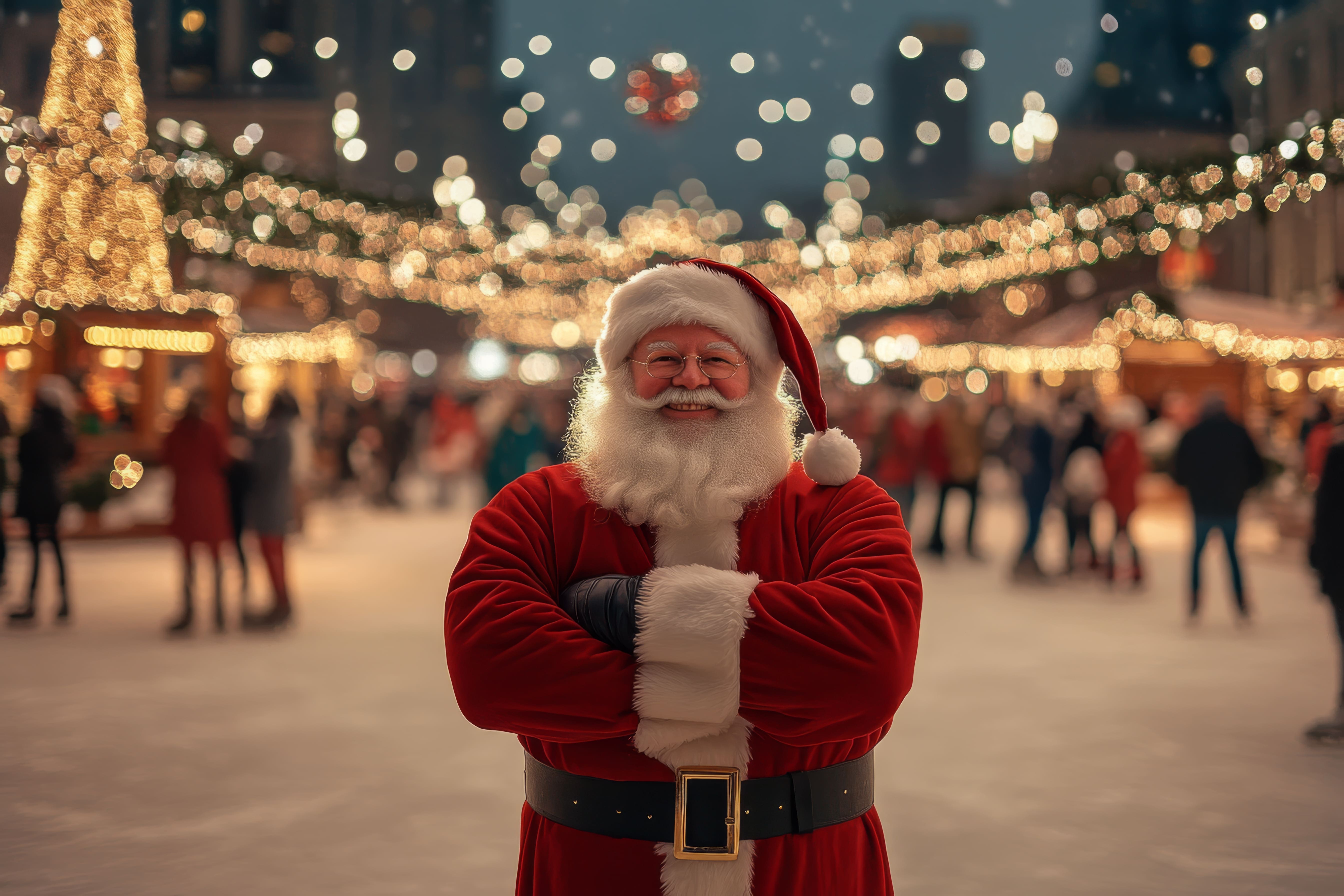 Moș Crăciun la evenimente corporate